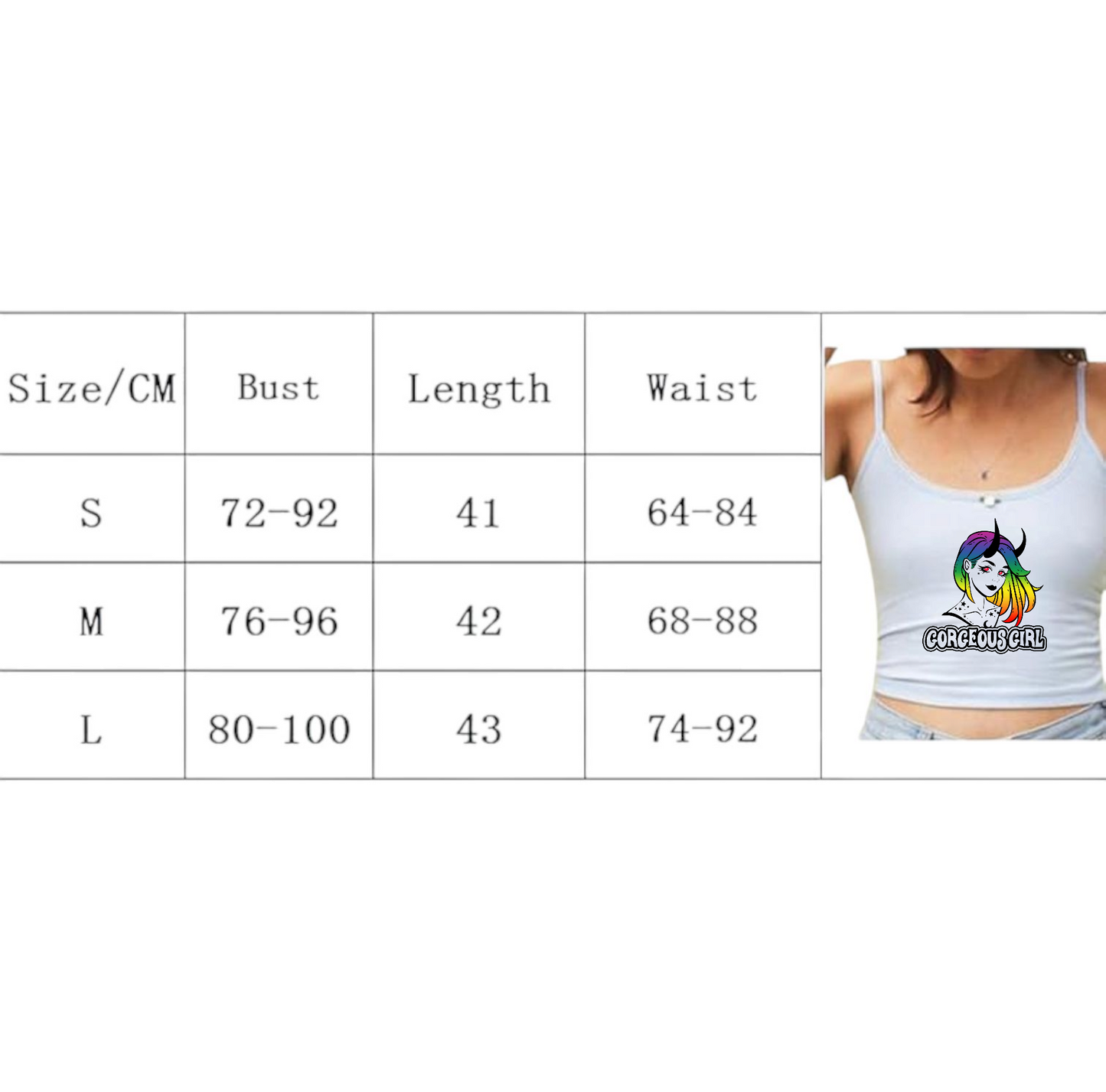 Sage Rainbow Strap Tank Top